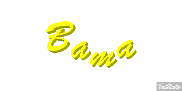 Bama Текстовый эффект