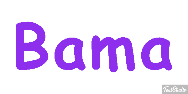 Bama Текстовый эффект