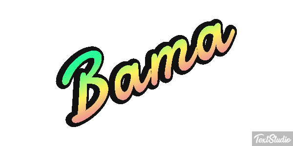 Bama Текстовый эффект