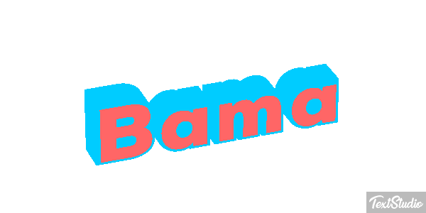 Bama Текстовый эффект