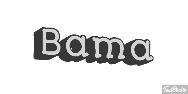 Bama Текстовый эффект