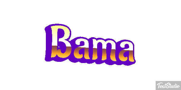 Bama Текстовый эффект
