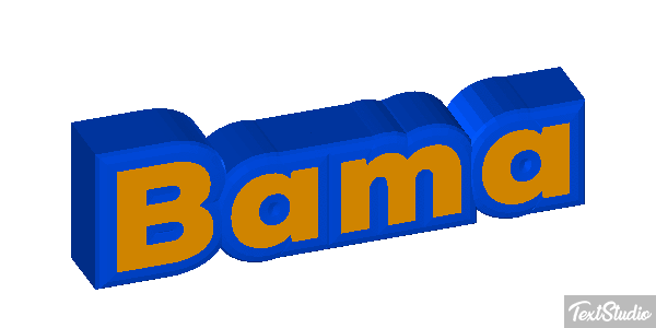 Bama Текстовый эффект