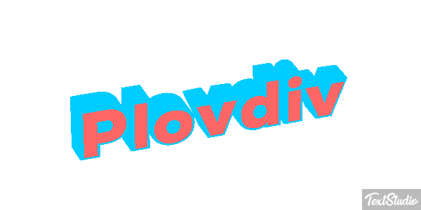 Plovdiv Texteffekt