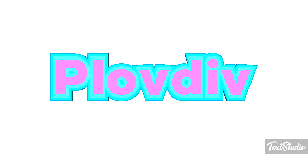 Plovdiv Texteffekt