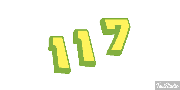 117 Metin efekti