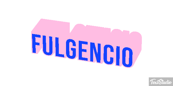 Fulgencio Text effect