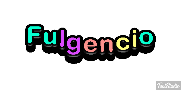 Fulgencio Text effect