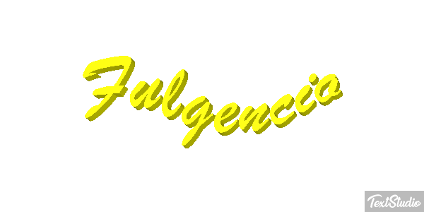 Fulgencio Text effect