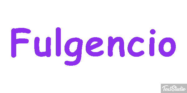 Fulgencio Text effect