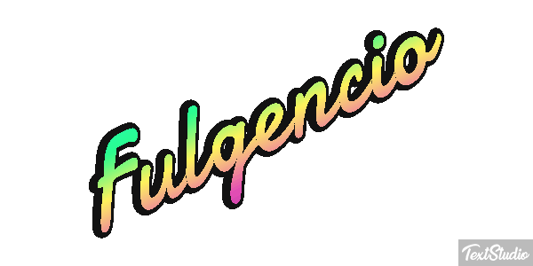Fulgencio Text effect