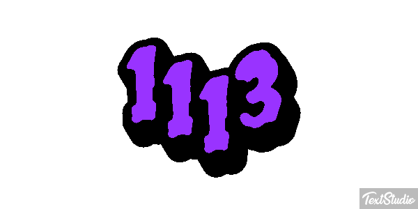1113 Text effect