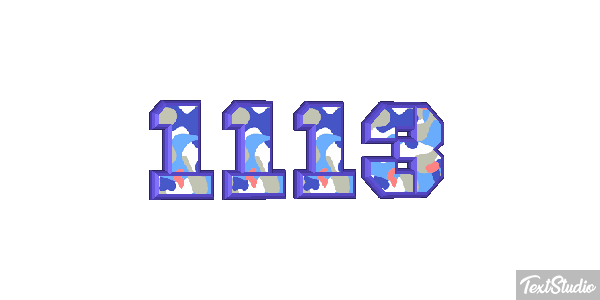 1113 Text effect