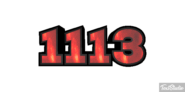 1113 Text effect