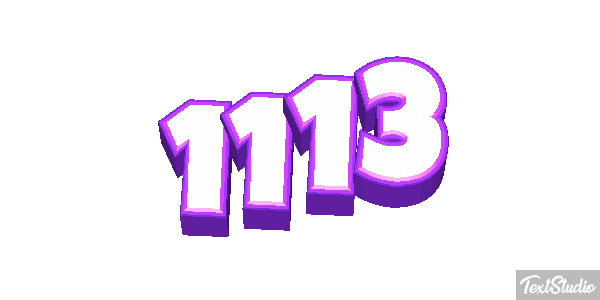 1113 Text effect