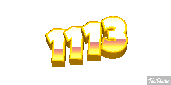 1113 Text effect