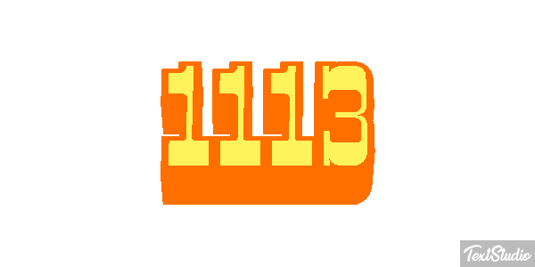 1113 Text effect