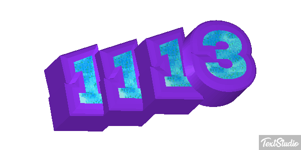 1113 Text effect