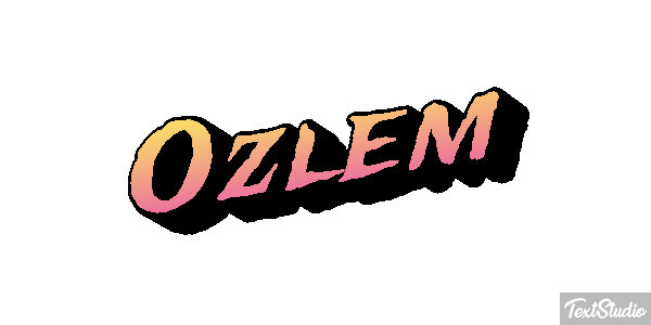 Özlem Effetto testo