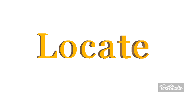 Locate Text effect