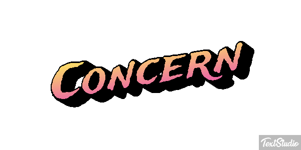 Concern Effet de texte