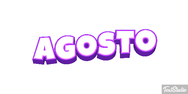 Agosto Efeito do texto
