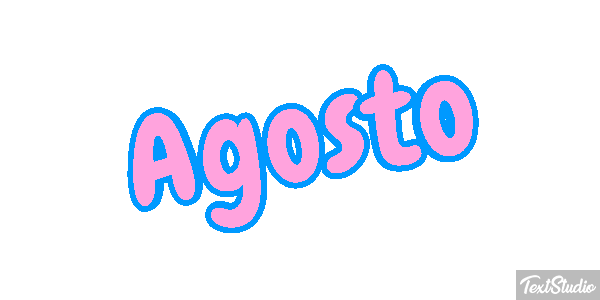 Agosto Efeito do texto