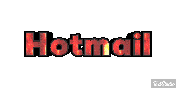Hotmail Efecto de texto