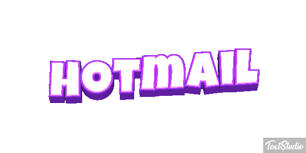 Hotmail Efecto de texto