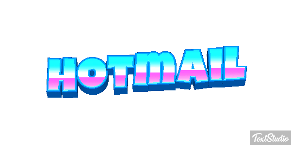 Hotmail Efecto de texto