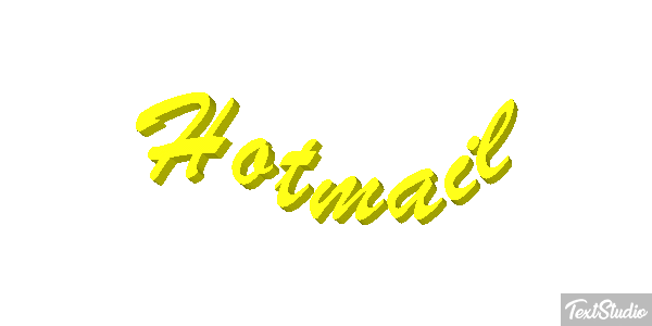 Hotmail Efecto de texto