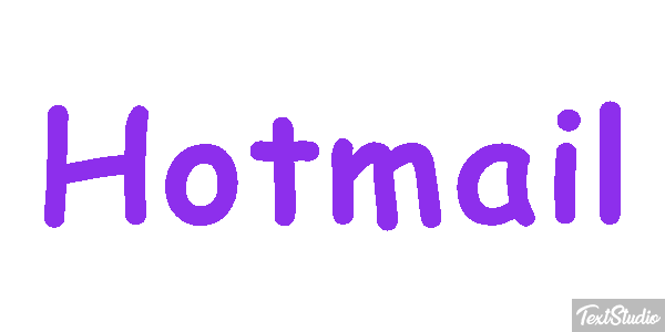 Hotmail Efecto de texto