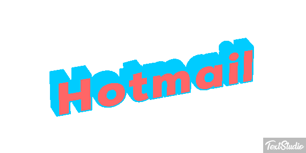 Hotmail Efecto de texto
