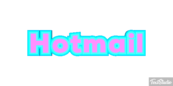 Hotmail Efecto de texto