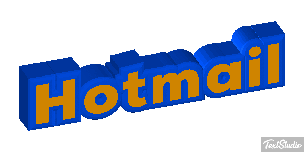 Hotmail Efecto de texto