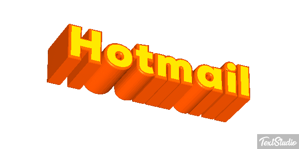 Hotmail Efecto de texto