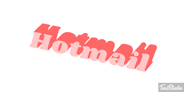 Hotmail Efecto de texto