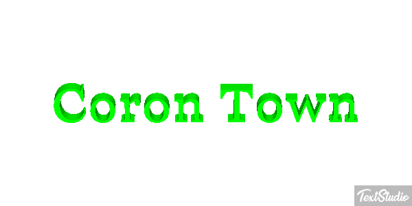 Coron Town テキスト効果