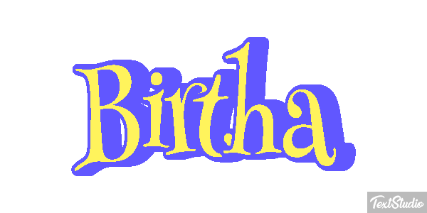 Birtha Tekst effect