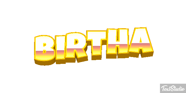 Birtha Tekst effect