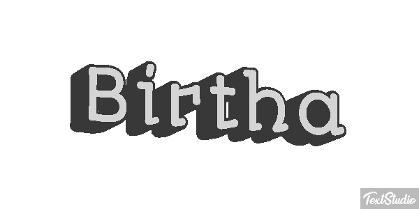 Birtha Tekst effect