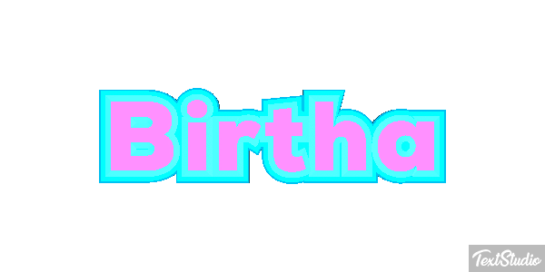 Birtha Tekst effect