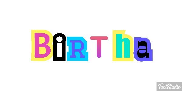Birtha Tekst effect