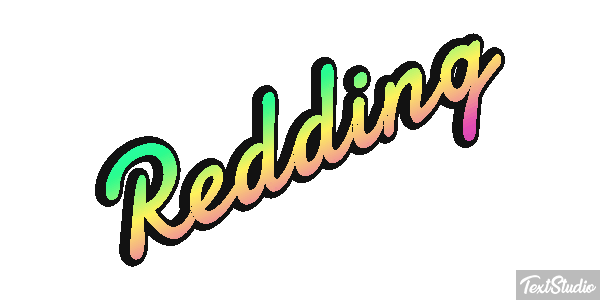 Redding Efeito do texto