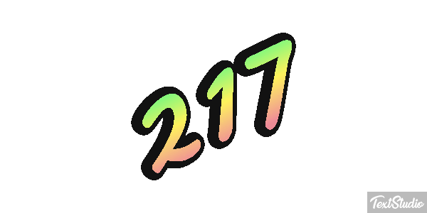 217 Efecto de texto