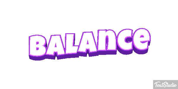 Balance Tekst effect