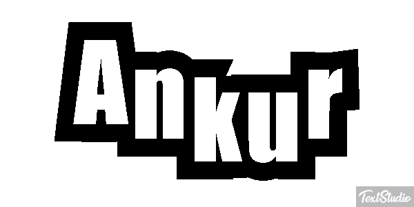 Ankur Text effect