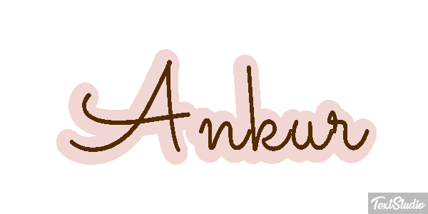Ankur Text effect