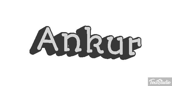 Ankur Text effect