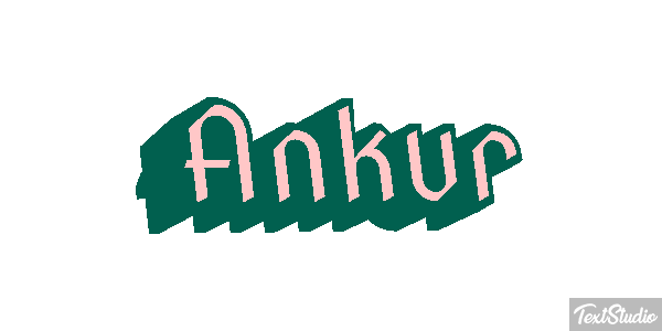 Ankur Text effect